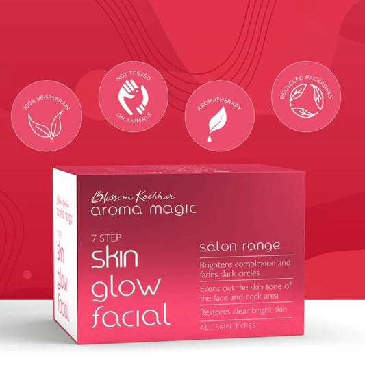 Aroma Magic Skin Glow Facial Kit, (Salon Range) 7 Step