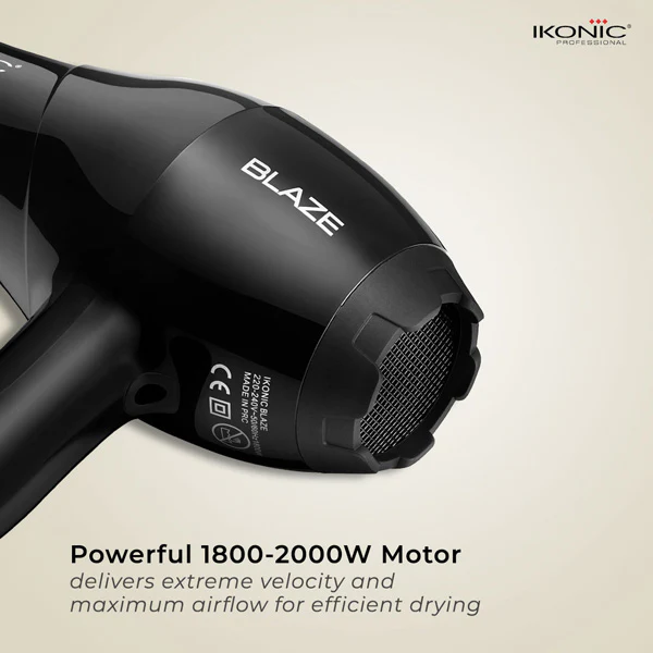 Ikonic Hair Dryer Blaze - Black