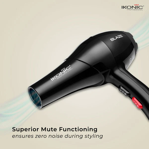 Ikonic Hair Dryer Blaze - Black