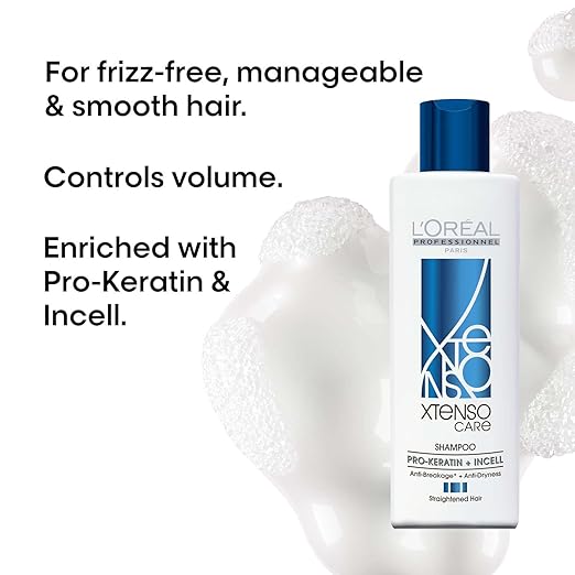 LOreal Professionnel Xtenso Care Shampoo with Pro-Keratine for Straightened Hair-250ml