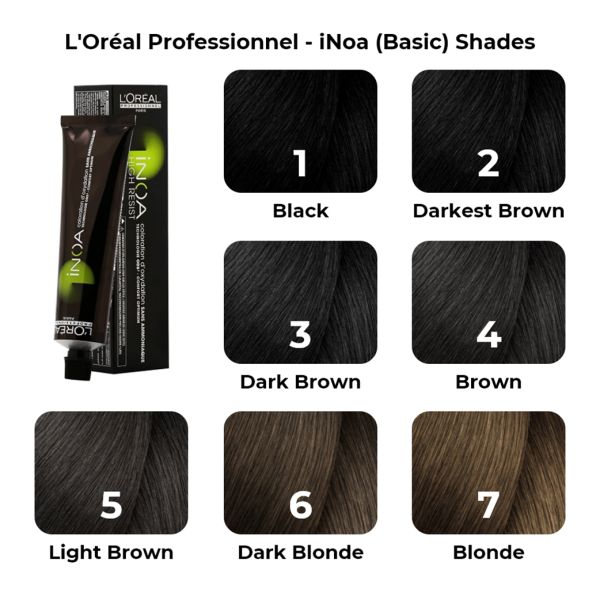 L’Oreal Inoa Ammonia Free Hair Color 60G 5 Light Brown