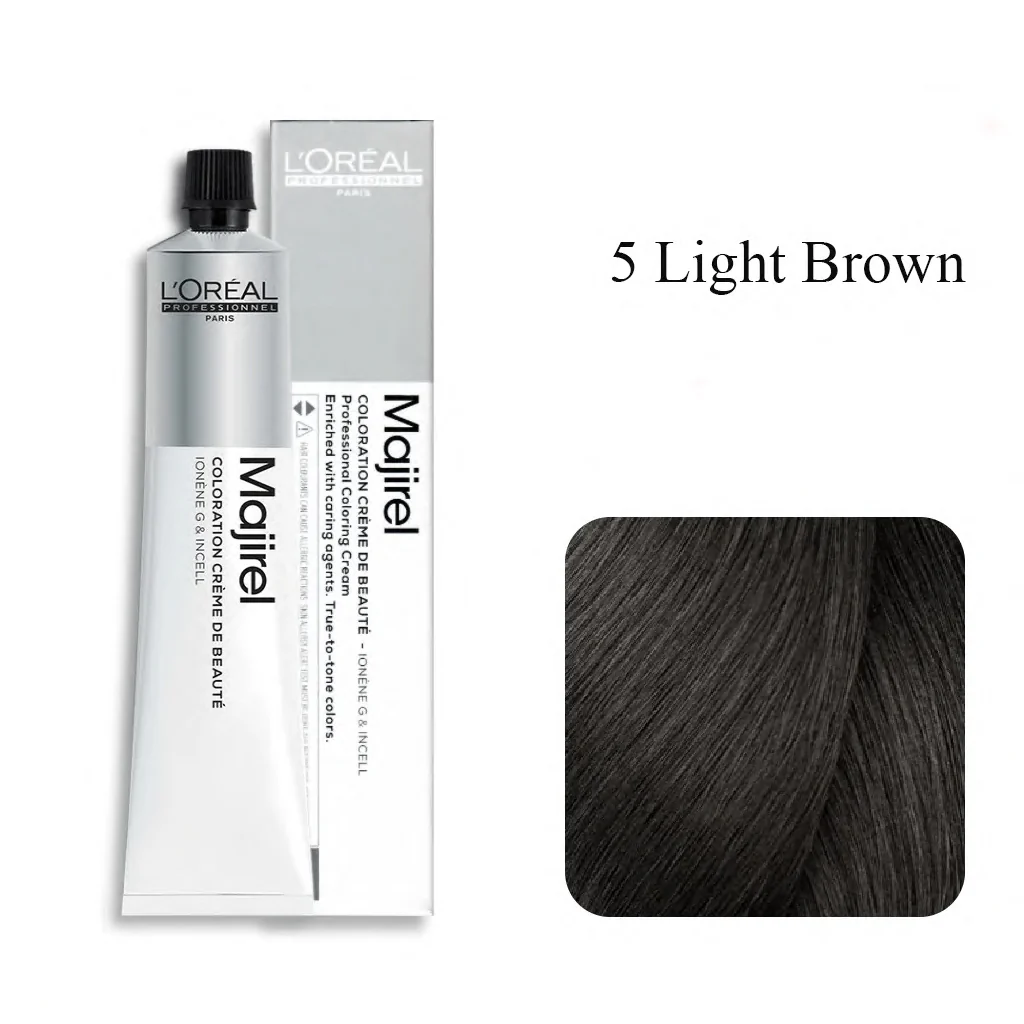 L’Oreal Professionnel Majirel 5 Light Brown 50gm