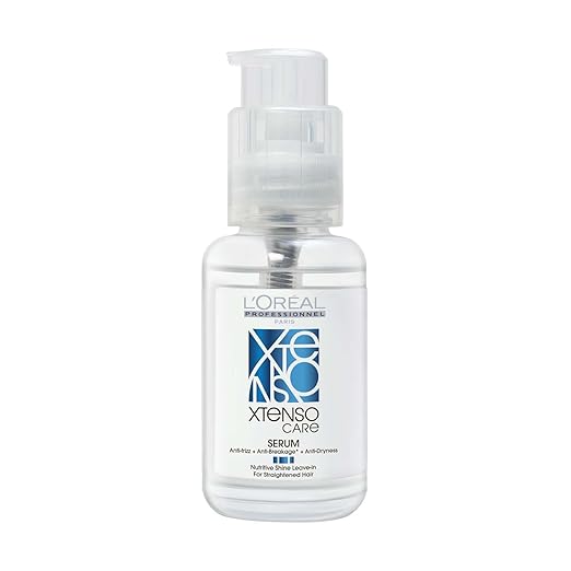 L'Oréal Professionnel Xtenso Care Leave-In Serum for Frizz-Free, Smooth & Manageable Hair 50ml | Enriched with Pro Keratin & Incell | For Men & Women | Unruly, Unmanageable Hair