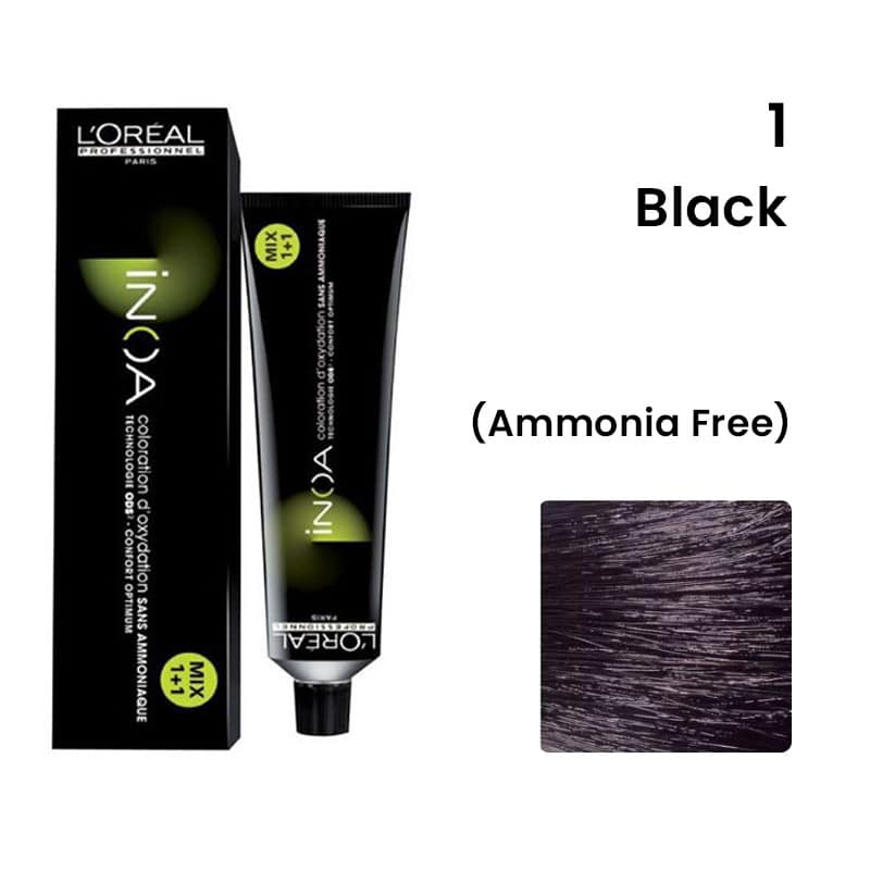 Loreal Professional INOA 1 (Black) Hair Colour(565)