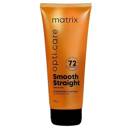 MATRIX Opti.Care Professional ANTI-FRIZZ Conditioner | For Salon Smooth, Straight hair | with Shea Butter (196g)