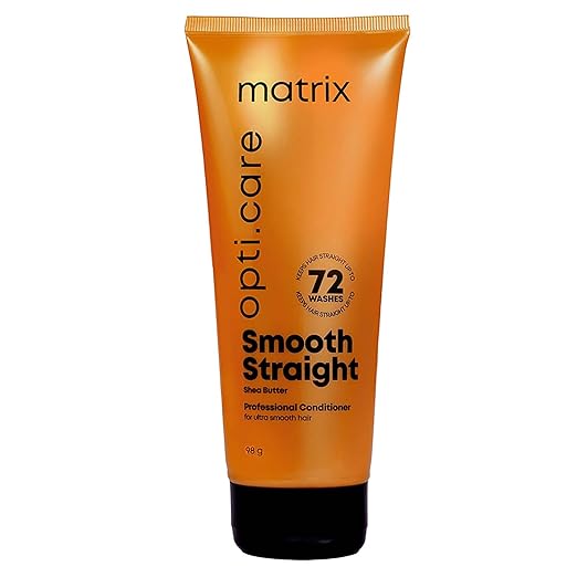 Matrix Opti.Care Professional Conditioner for Salon Smooth Straight Hair | Control Frizzy Hair for up to 4 Days | With Shea Butter | No Added Parabens | (98 g)