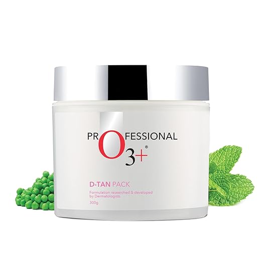 O3+ D-TAN Pack for Instant Tan Removal & Sun Damage Protection Infused with Mint and Eucalyptus Oil Ideal for All Skin Types