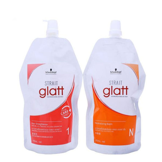 Schwarzkopf Glatt No 1 Hair Straightener with Neutralizer Hair Cream  (800 ml)