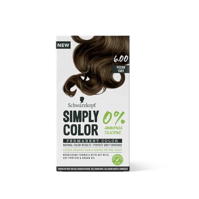 Schwarzkopf Simply Color Permanent Hair Colour , 6.00 Pecan Tart