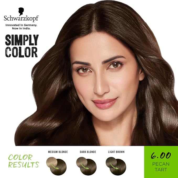 Schwarzkopf Simply Color Permanent Hair Colour , 6.00 Pecan Tart