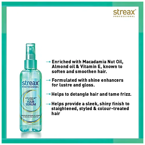 Streax Professional Vitarich Gloss Hair Serum (45ml)