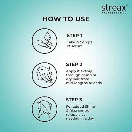 Streax Professional Vitariche Gloss Hair Serum (115 ml)