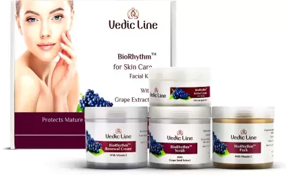 Vedic Line BioRhythm facial Kit  (4 x 87.5 ml)