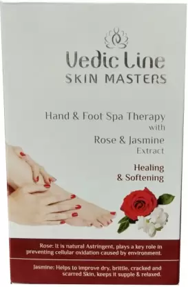 Vedic Line Hand & Foot Spa Kit Rose and Jasmine  (92 ml