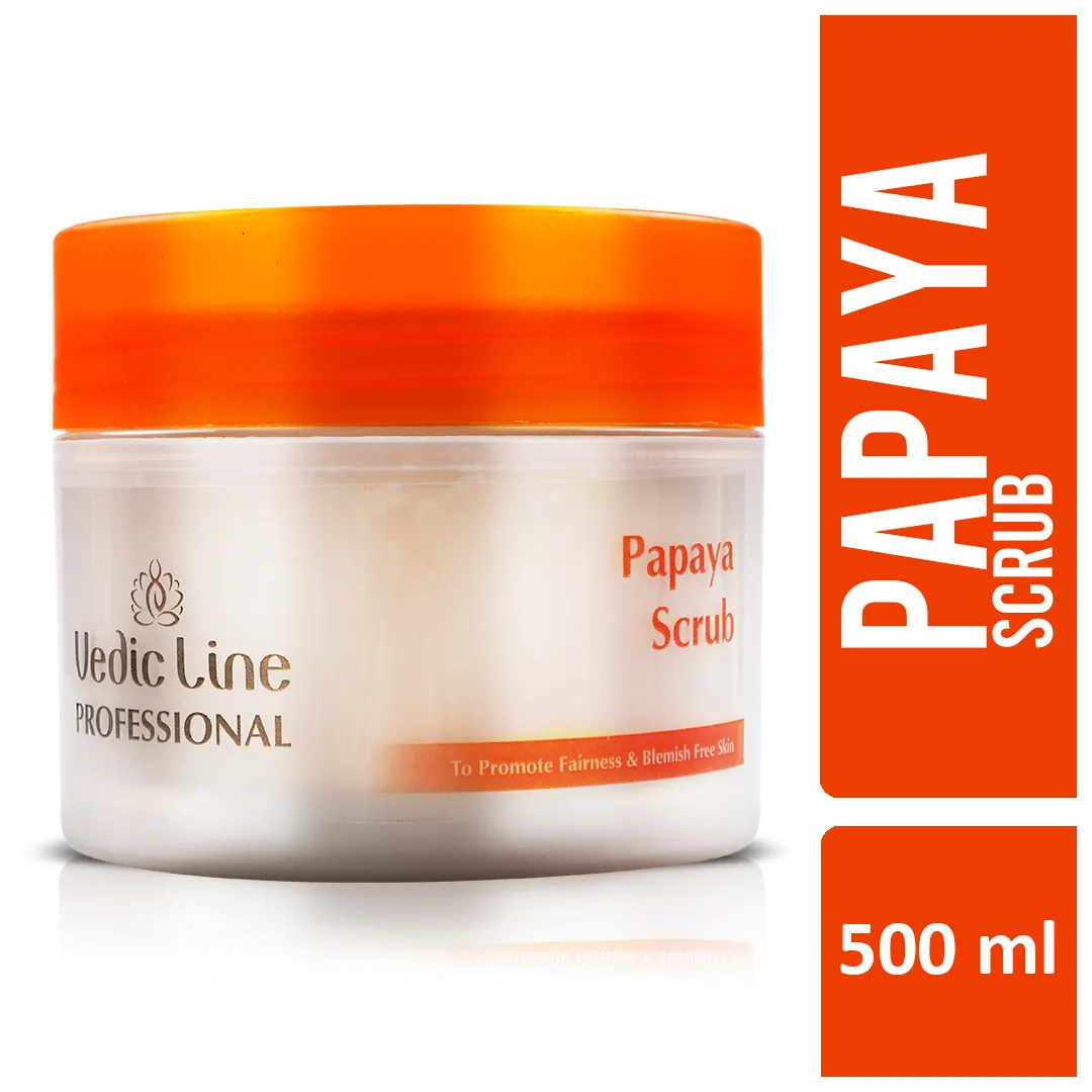 Vedic Line Papaya Face Scrub  (500 ml)