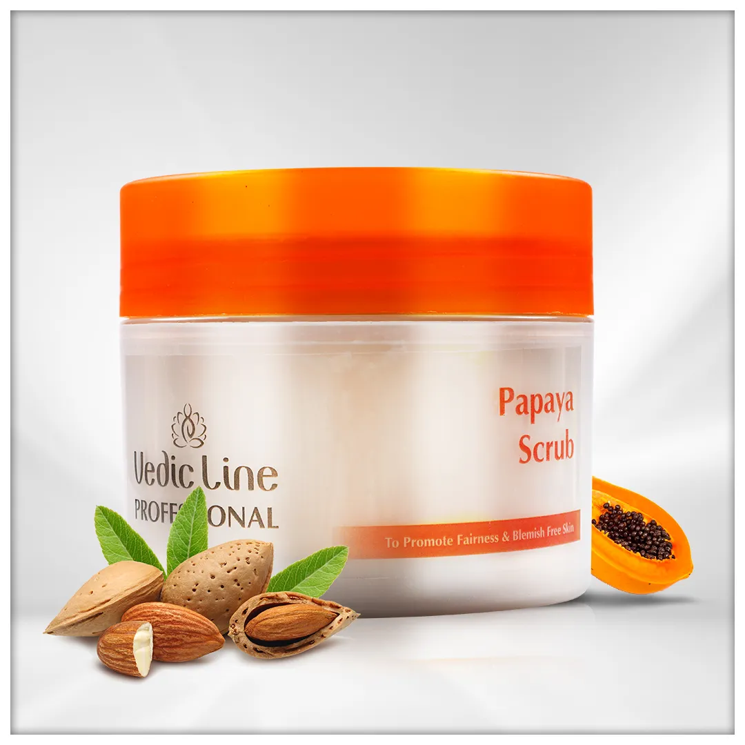 Vedic Line Papaya Face Scrub  (500 ml)