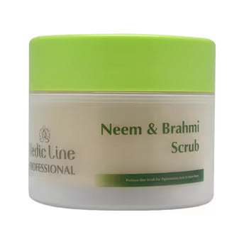 Vedicline Neem & Brahmi Cream, Reduce Acne, Pigmentation, Blemishes with Basil & Aloe Vera for Clear Skin, 500ml